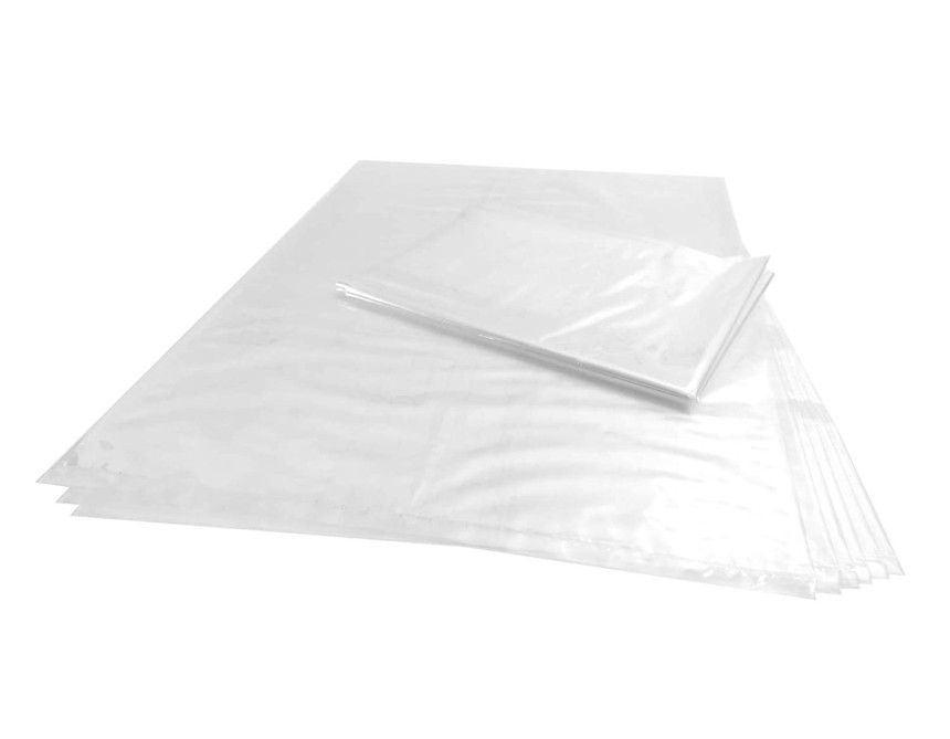 Wowfit 10 CT 30x40 inches 1.6 Mil Clear Plastic Flat Open Poly Bags