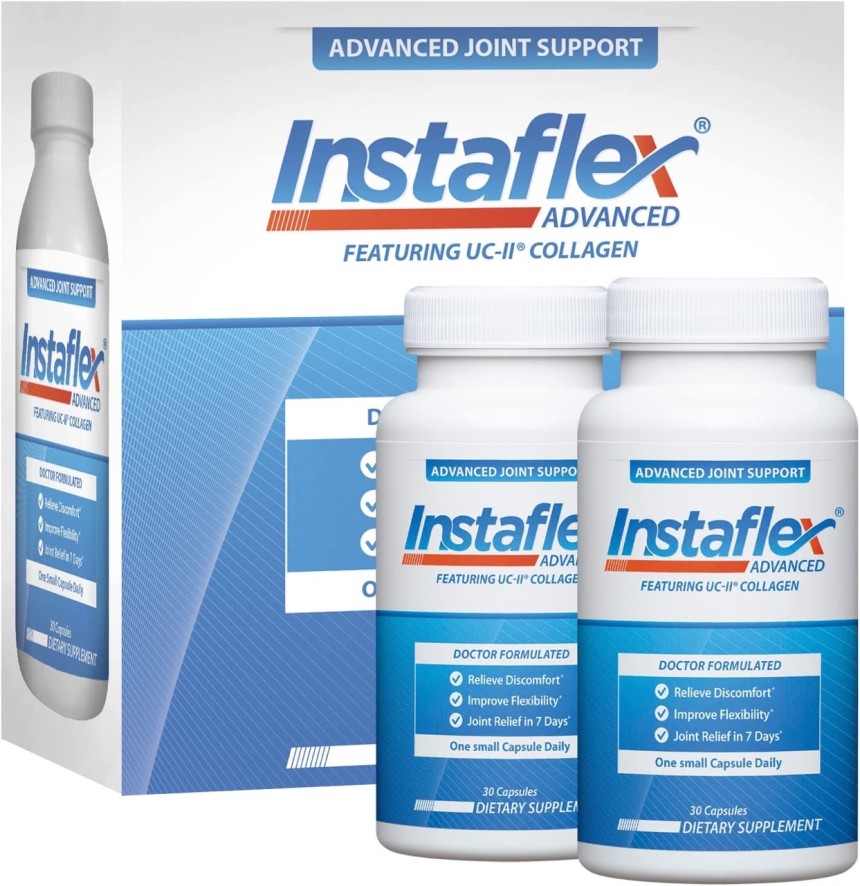 Instaflex Advanced Joint Support - Doctor Formulated Joint Relief Supplement, Featuring UC-II Collagen & 5 Other Joint Discomfort Fighting Ingredients