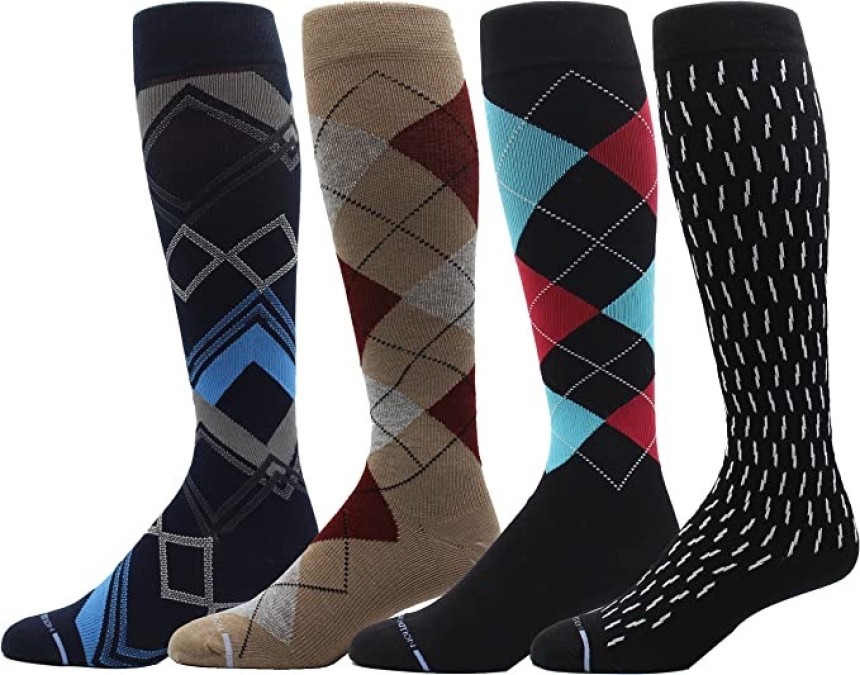 Dr. Motion 8-15 Mmhg Graduated Support Compression Knee High Socks