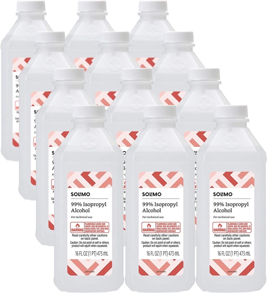 Amazon Brand - Solimo 99% Isopropyl Alcohol