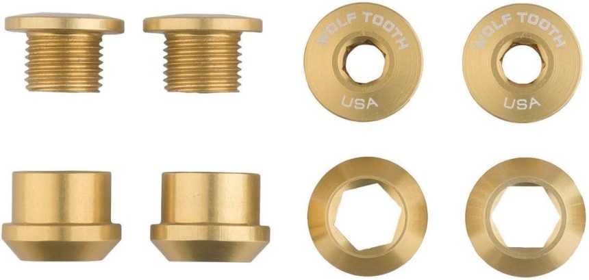 Wolf Tooth Components Set of 4 Chainring Bolts